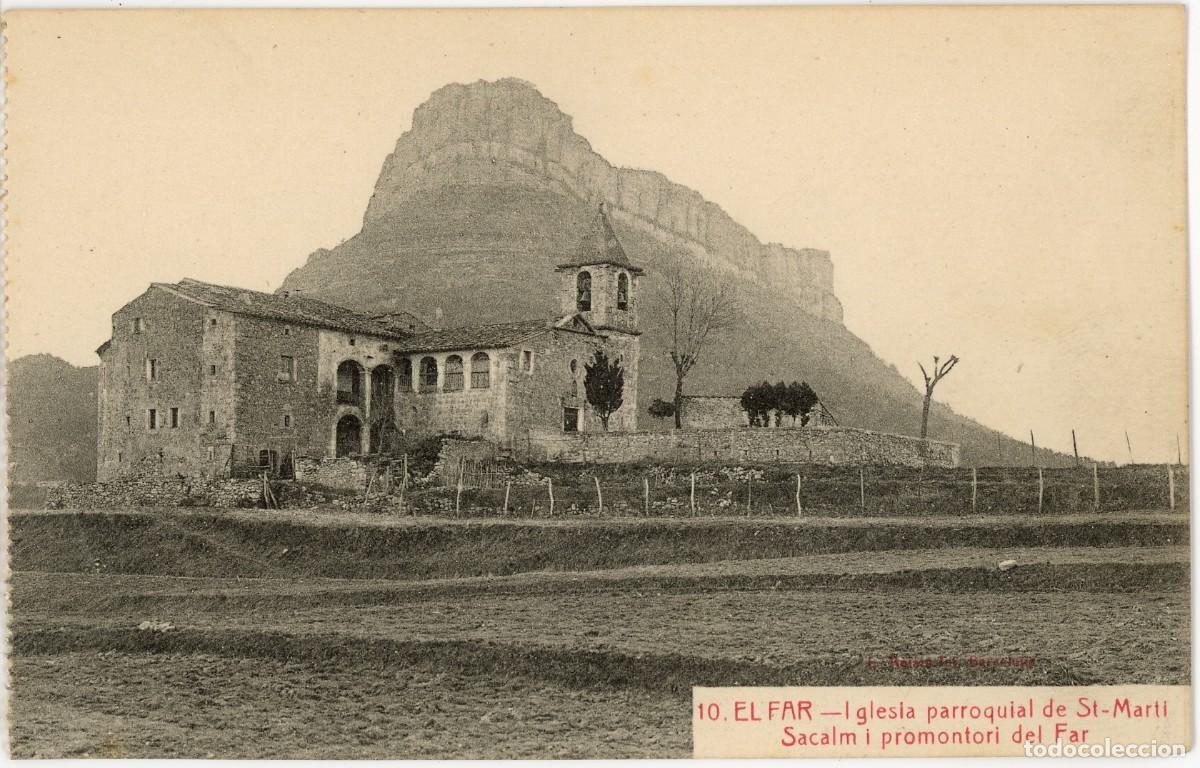 Postales: a10013 Sant marti sacalm iglesia parroquial i promontori roisin n&ordm;10 sc