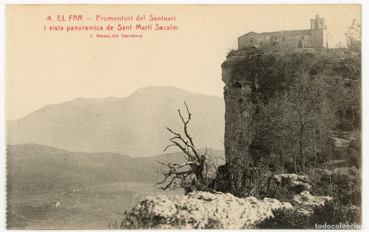 Postcards: a10017 el far promontori del santuari i vista panoramica de sant marti sacalm roisin n&ordm;4 sc