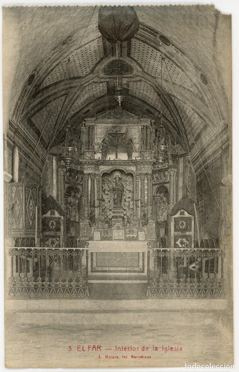 Postais: a10021 el far interior de la iglesia roisin n&ordm;3 sc