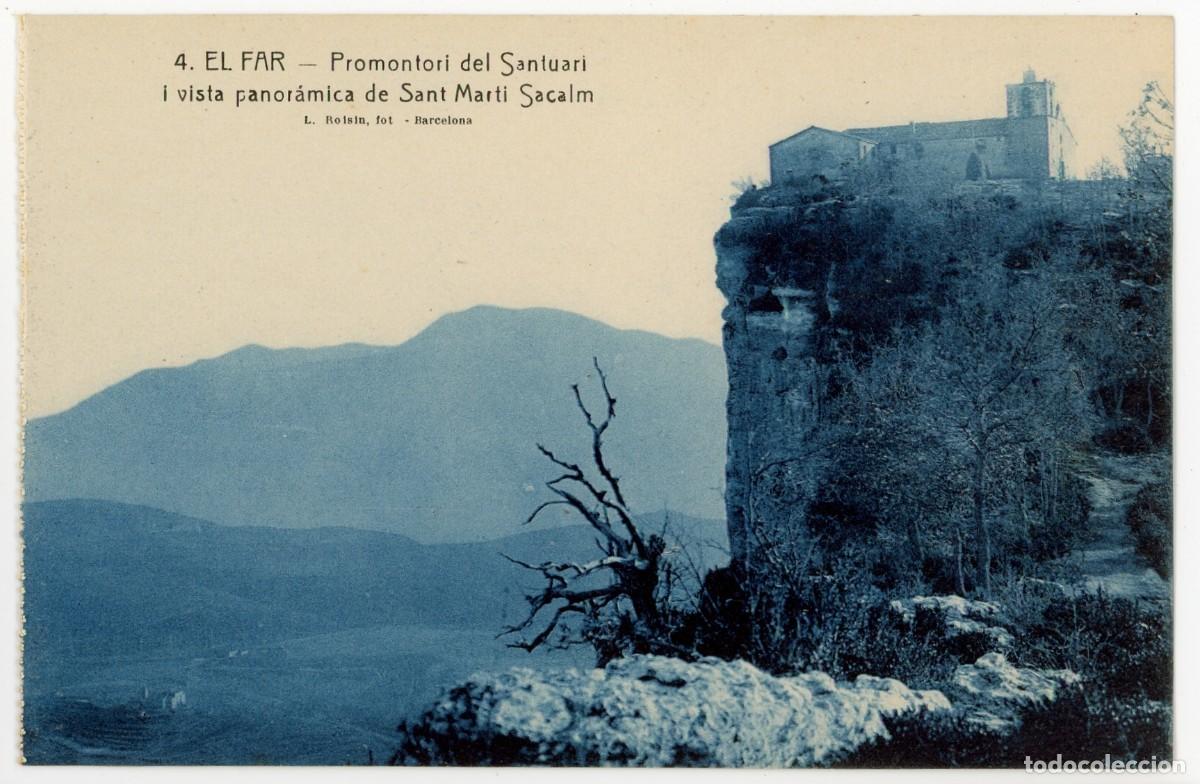 Postkarten: a10034 el far promontori del santuari i vista panoramica de sant marti sacalm roisin n&ordm;4 sc