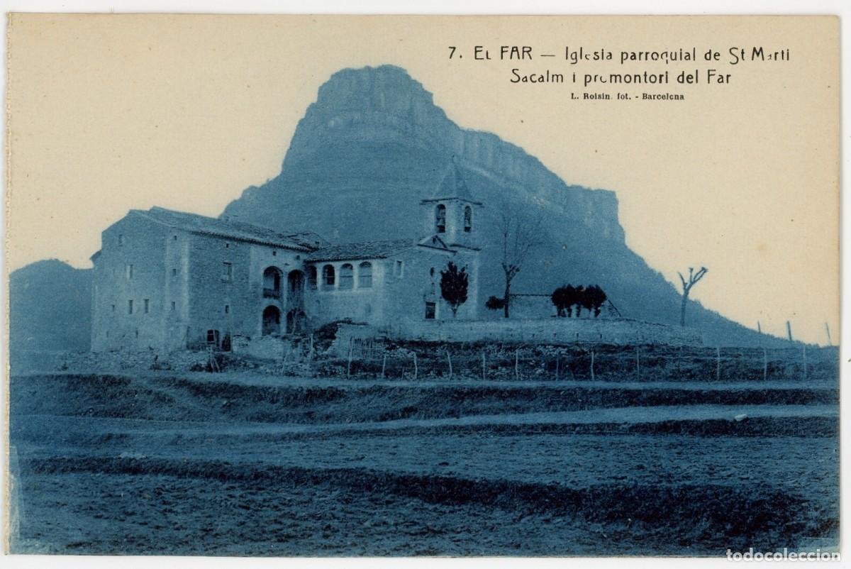Postkarten: a10041 Sant marti sacalm iglesia parroquial i promontori roisin n&ordm;7 sc
