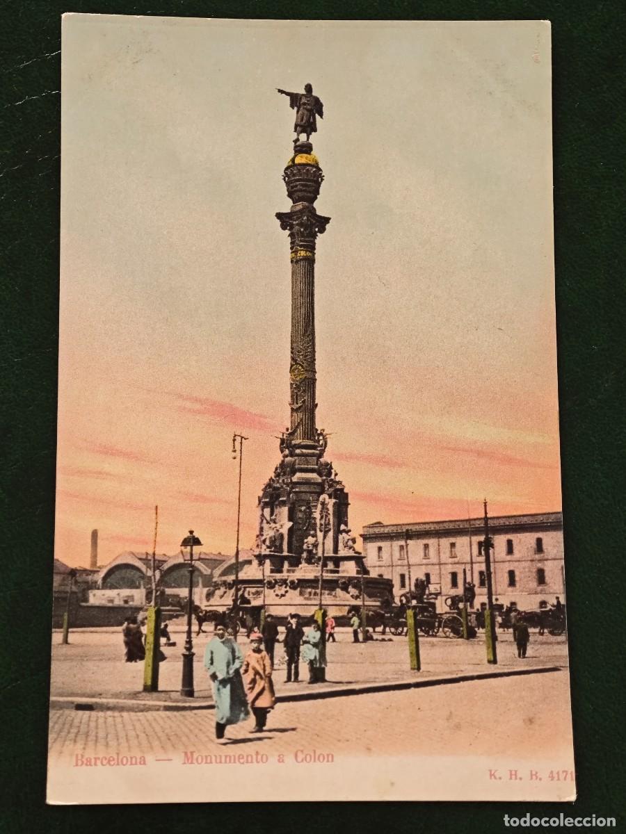 Postales: Postal Barcelona Monumento A Col&oacute;n - Foto 1