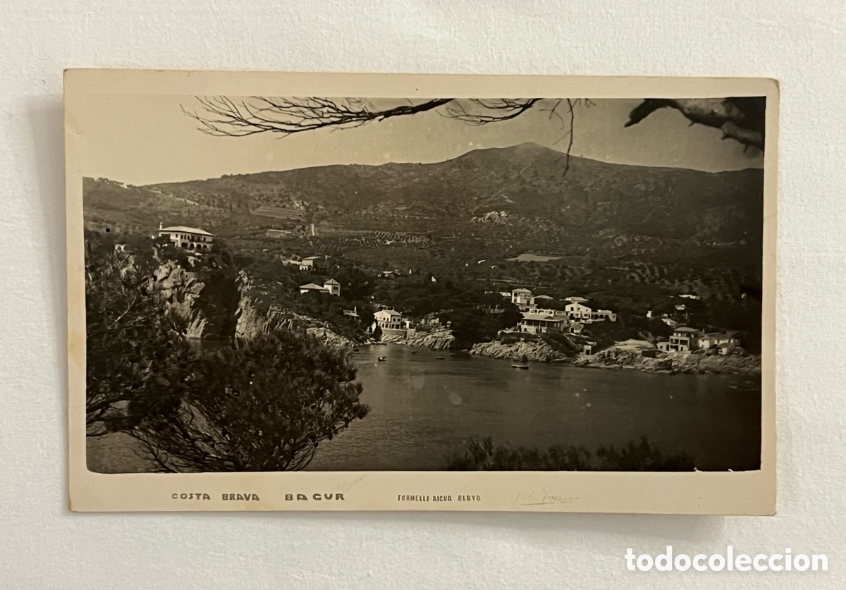 Cartes Postales: BAGUR (Gerona) Postal Fornells - Aigua Blava. Sin identificar editor (a.1951) circulada