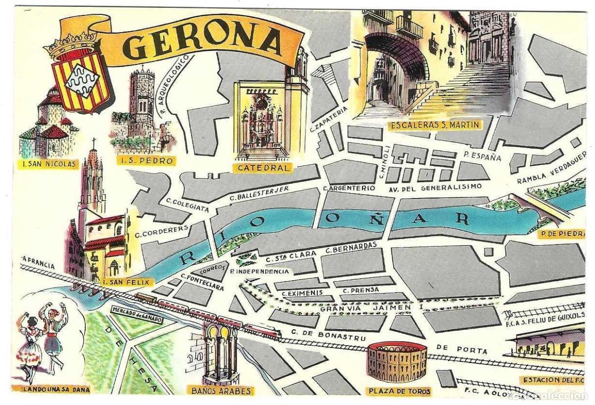 Postales: Postal Gerona. 7-esp2886 - Foto 1