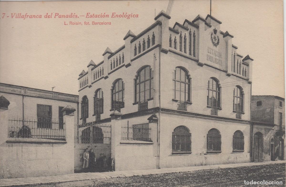 Cartoline: POSTAL ESPA&Ntilde;A - VILAFRANCA DEL PENEDES - ESTACION ENOLOGICA - L. ROISIN - 7