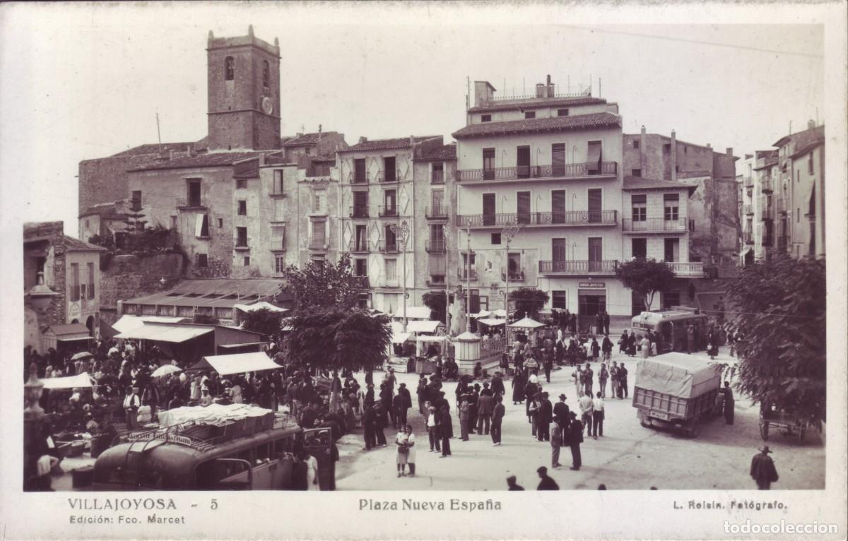 Postkarten: POSTAL ESPA&Ntilde;A - VILLAJOYOSA - PLAZA NUEVA ESPA&Ntilde;A - L. ROISIN - 5