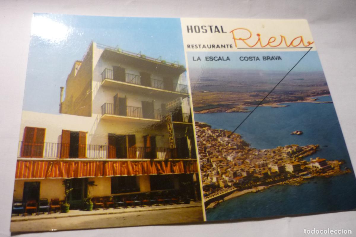 Postales: postal la escala .-hostal riera cm - Foto 1