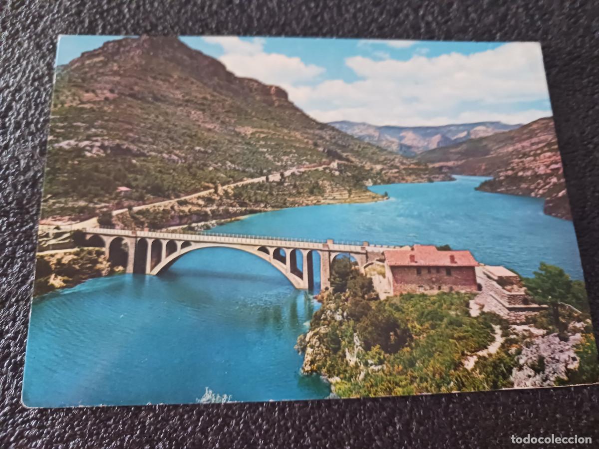 Postales: costa dorada, la cenia, pantano, ed. raymond
