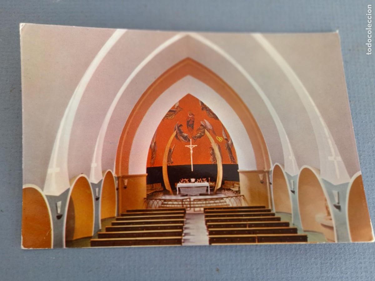 Postales: postal pirineos orientales , pont de suert, interior de la nueva iglesia, serie II 1422, CPF