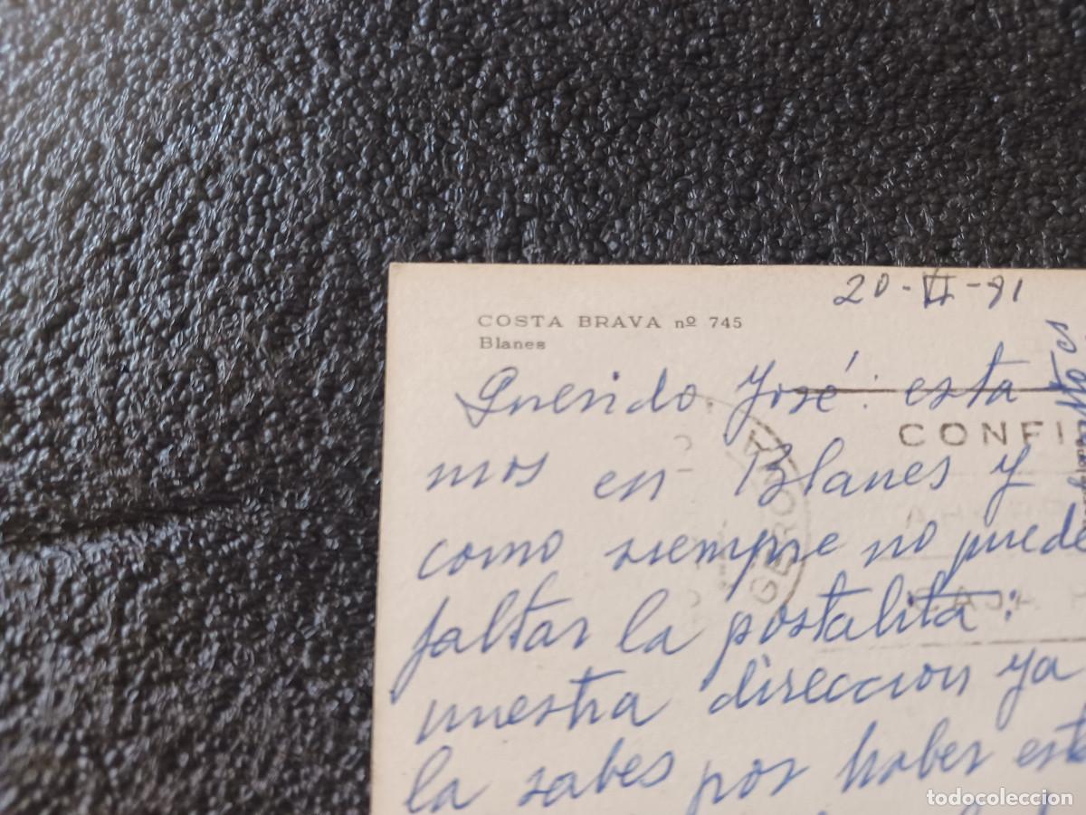 Postales: 745 blanes, ed. fabregat, circulada - Foto 2