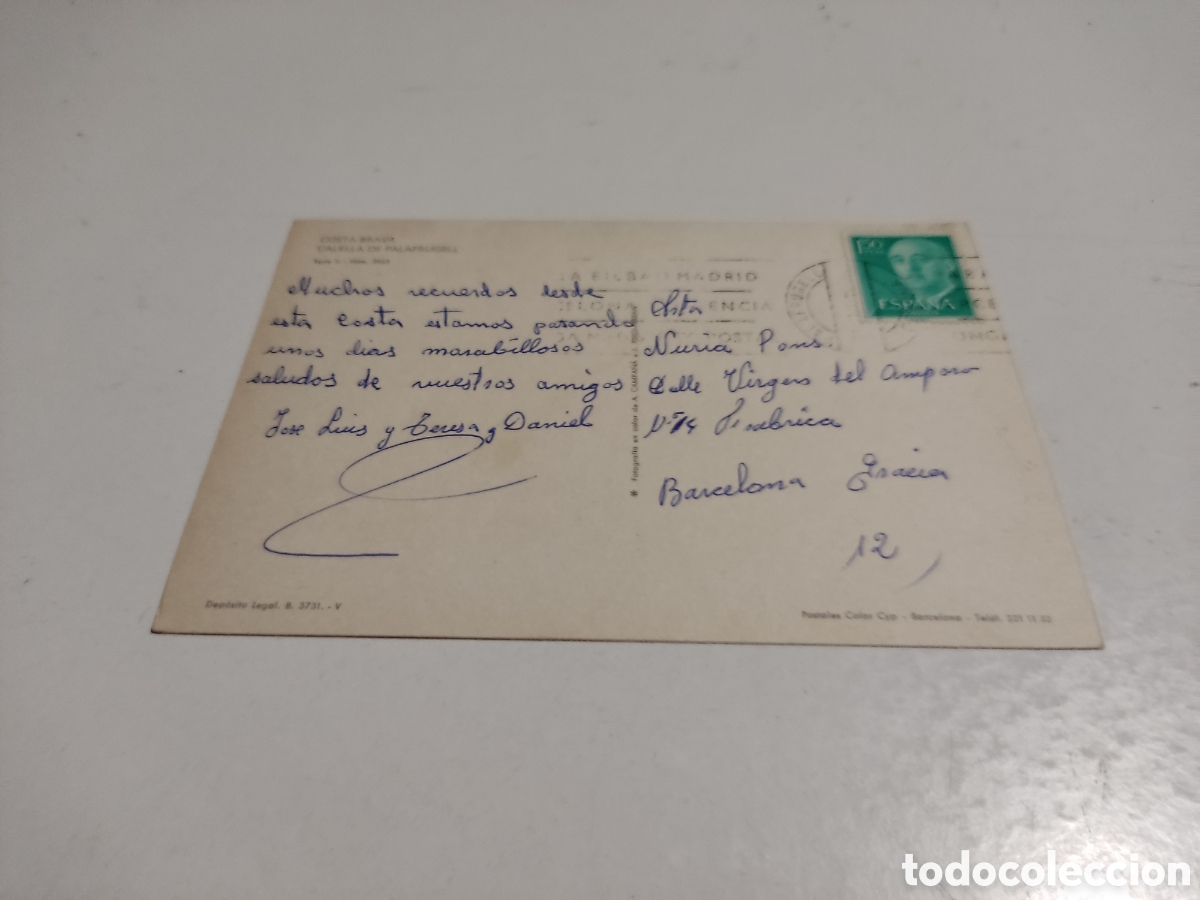 Postales: Postal Calella de Palafrugell - Foto 2