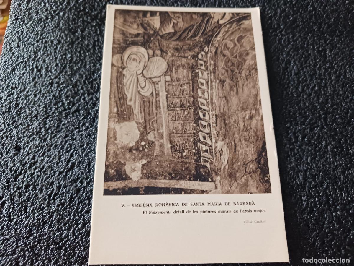 Postcards: V esglesia romanica de sta. maria de barbera, detall de les pintures, clise mas