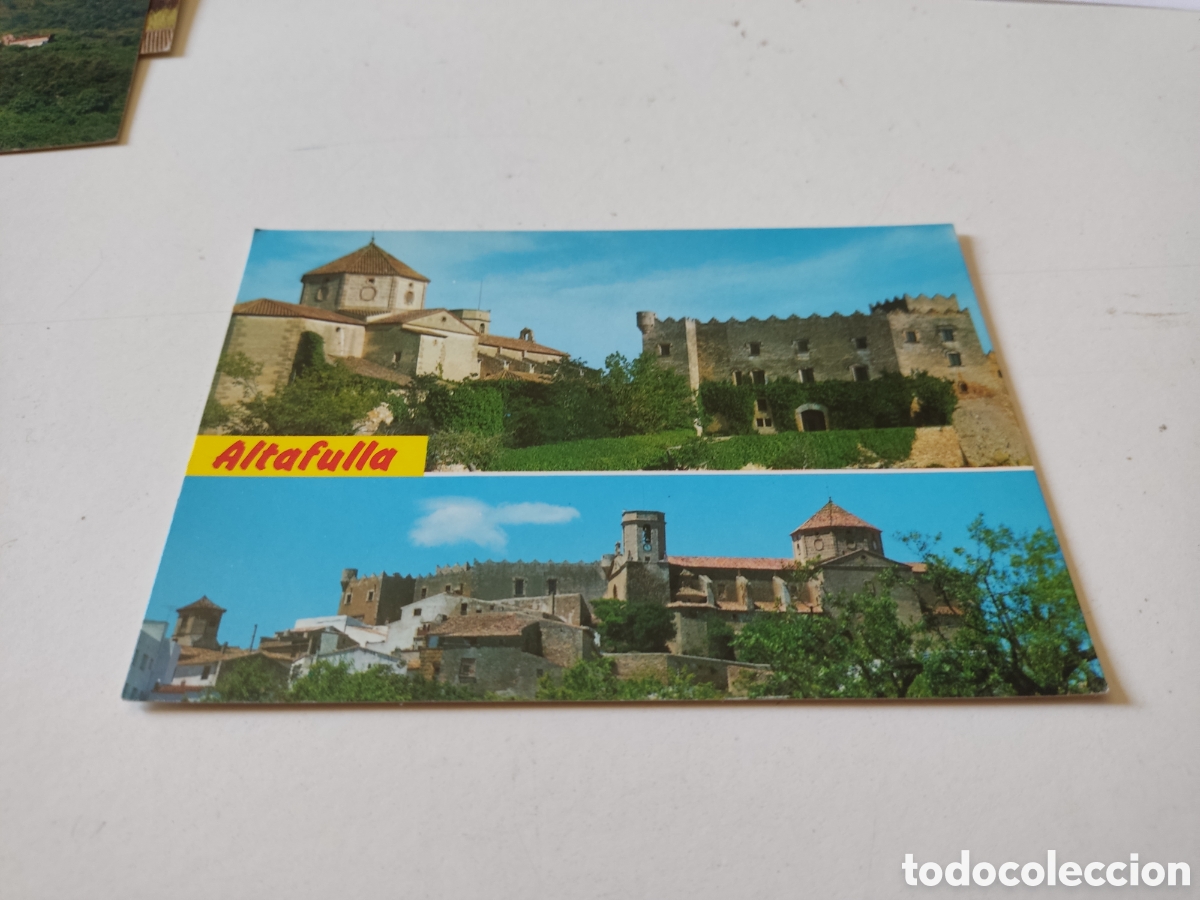 Postales: Postal Altafulla iglesia y castillo - Foto 1