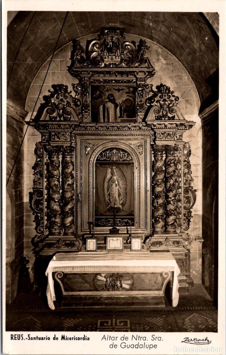 Postkarten: Reus - Santuario de Misericordia - Altar de Ntra. Sra. de Guadalupe - Zerkowitz - 141x88mm