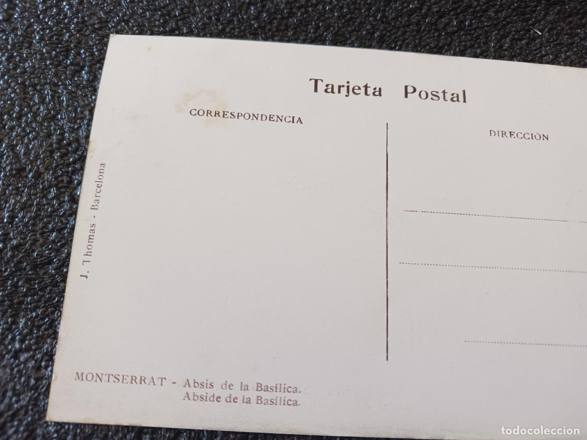 Postales: montserrat, abside de la basilica, (bilingue) ed. thomas - Foto 2