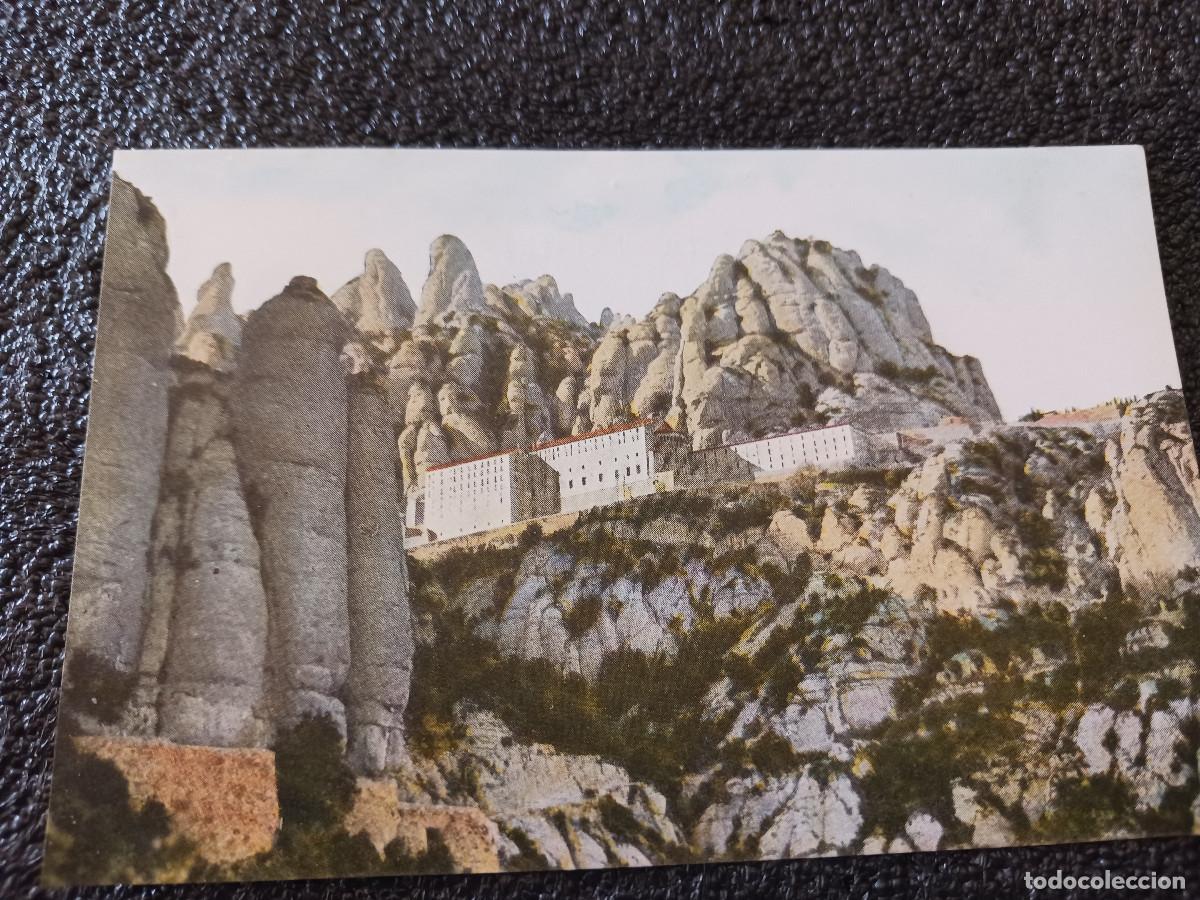 Postales: montserrat, el monasterio desde el camino de la santa cueva, (bilingue) ed. thomas