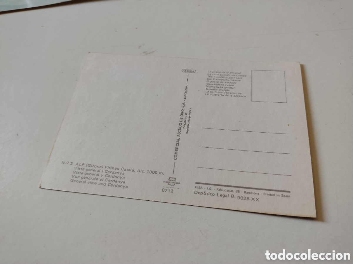 Postales: Postal Alp, Girona ... - Foto 2