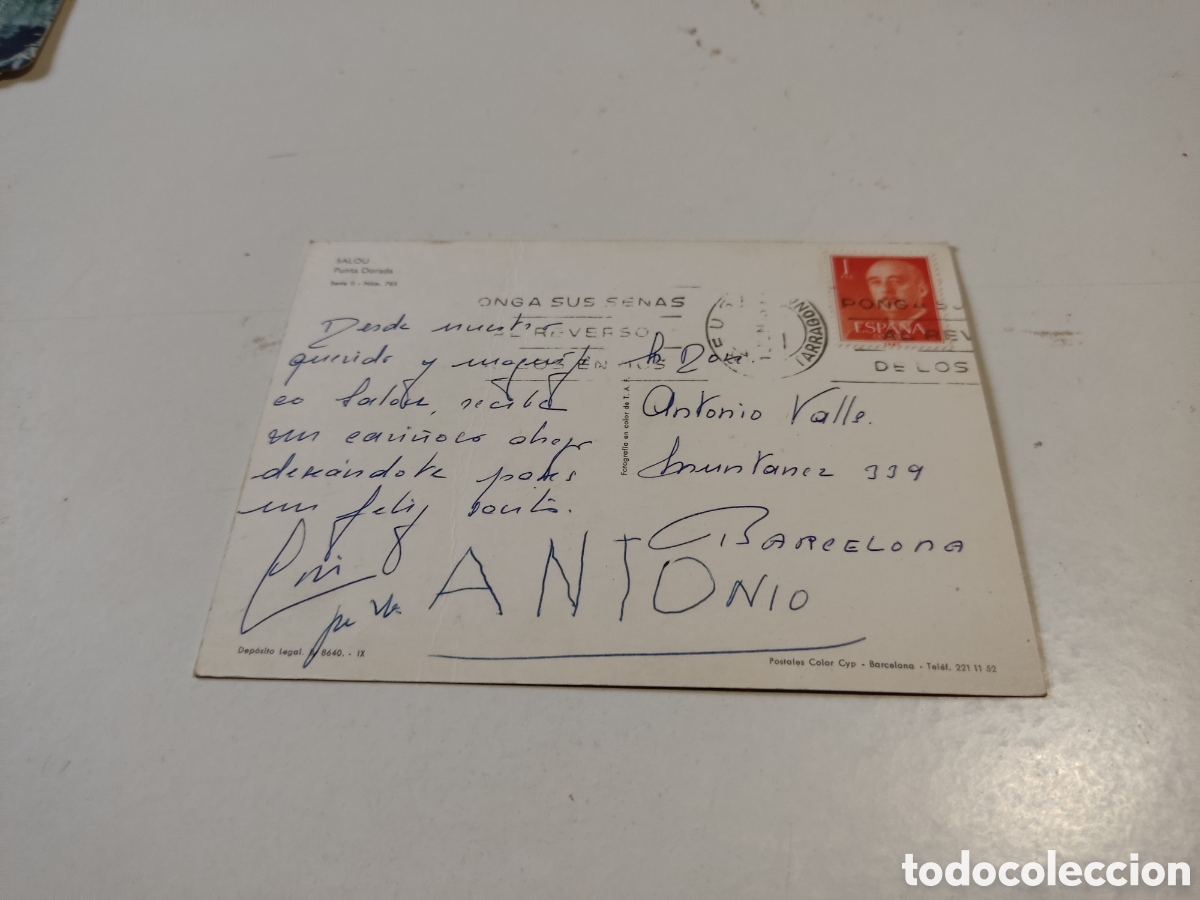 Postales: Postal Salou punta dorada - Foto 2