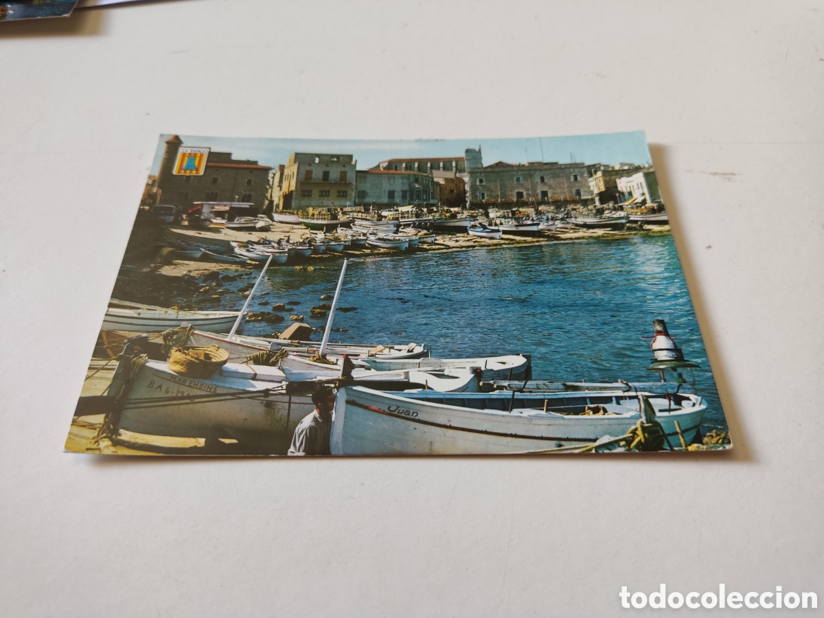 Postales: Postal La escala playa barcas - Foto 1