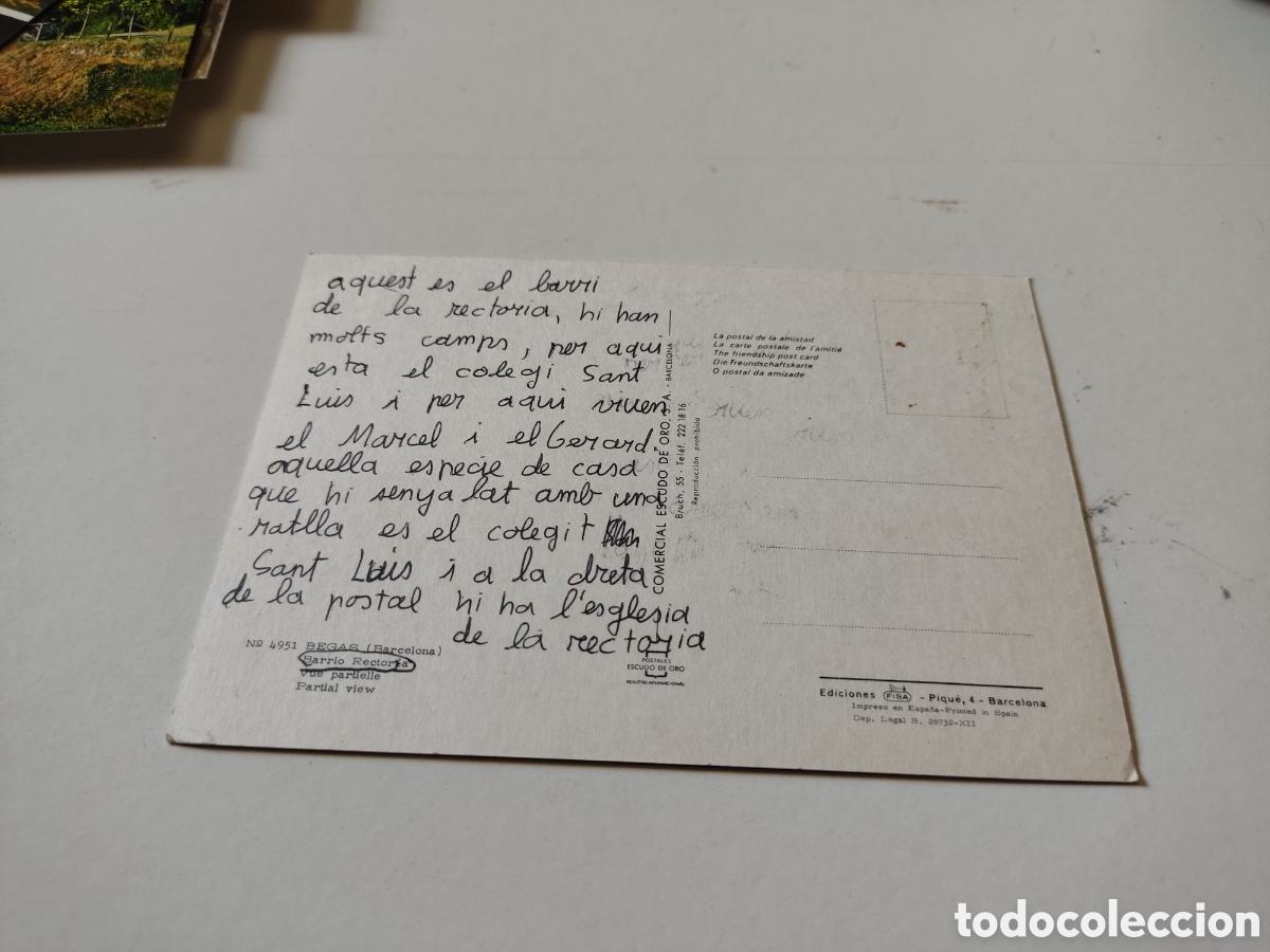 Postales: Postal begas, Barcelona - Foto 2