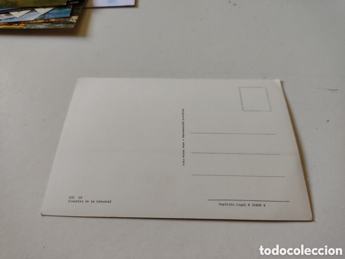 Postales: Postal Vic claustro de la catedral - Foto 2