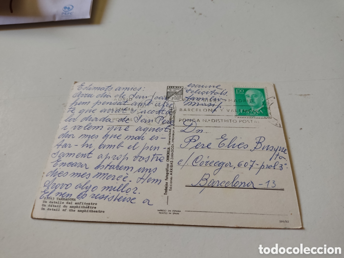 Postales: Postal Tarragona ruinas romanas - Foto 2