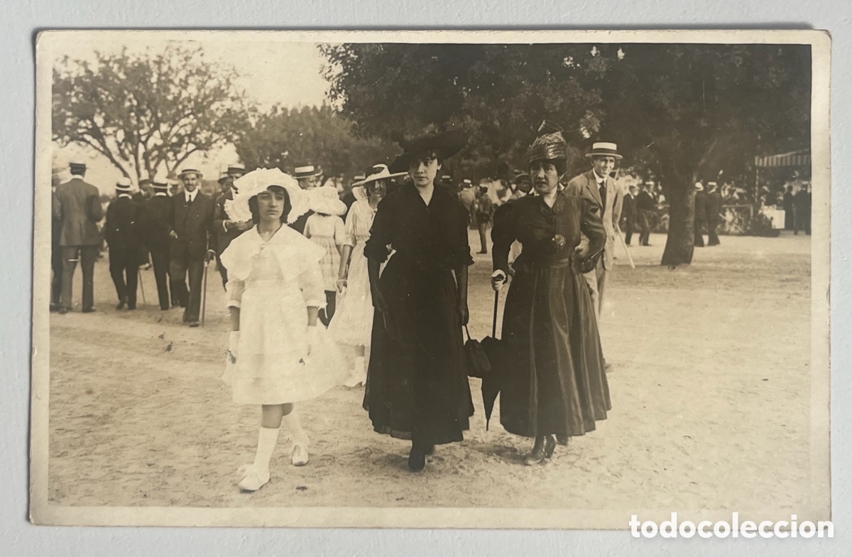 Postales: POSTAL FOTOGR&Aacute;FICA: FIESTA BURGUESA -1910-20