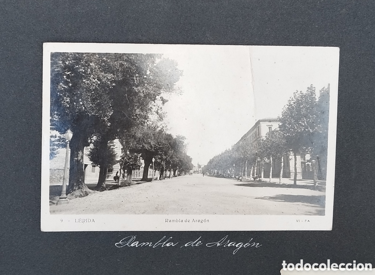 Postales: Lote dos postales de L&eacute;rida - Foto 3