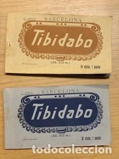 Postales: Dos &aacute;lbumes de tarjetas postales TIBIDABO-Barcelona Fotografiadas por L.Rolsin