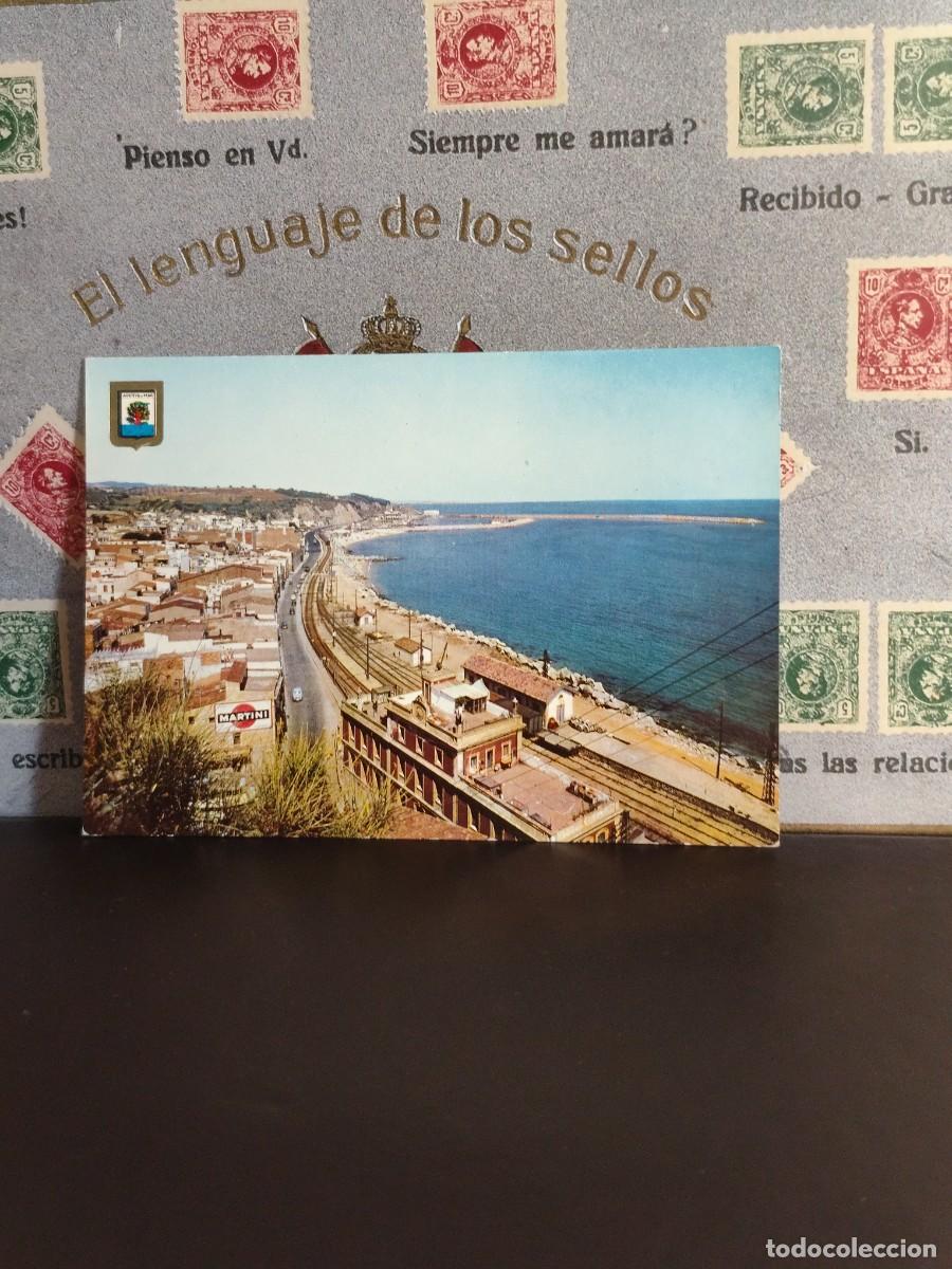 Postkarten: P2992 Postal Arenys de Mar 804 Vista panor&aacute;mica . Escudo de oro