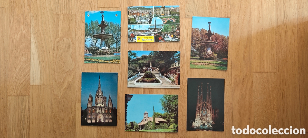 Postales: Barcelona, lote 7 postales . - Foto 1