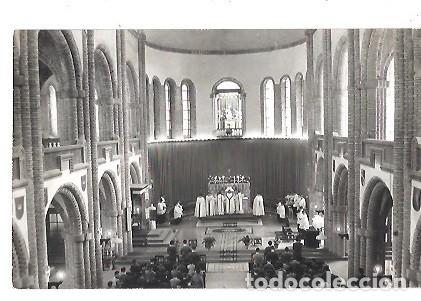 Postkarten: ANTIGUA POSTAL SERIE B N&ordm; 4 SANTA MARIA DEL COLLELL INTERIOR DEL SANTUARIO 1958