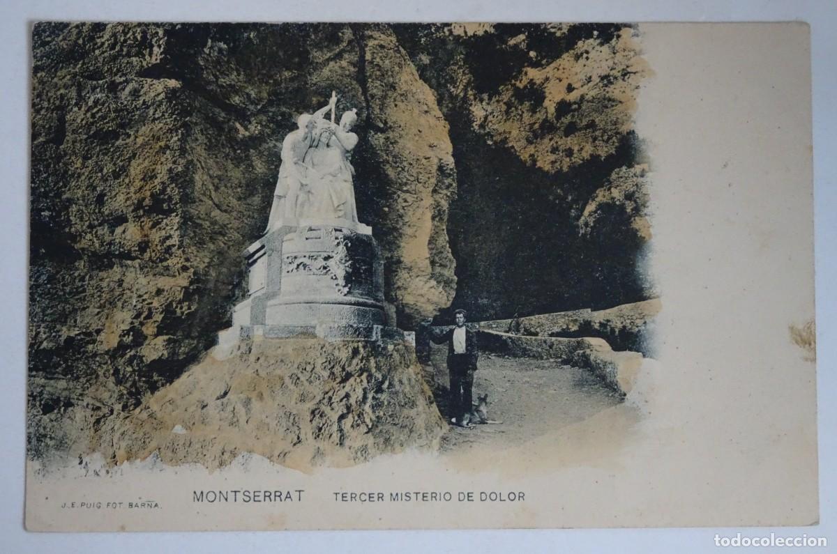 Postcards: ANTIGUA POSTAL CPA, MONTSERRAT, TERCER MISTERIO DE DOLOR, J.E. PUIG , VER FOTOS