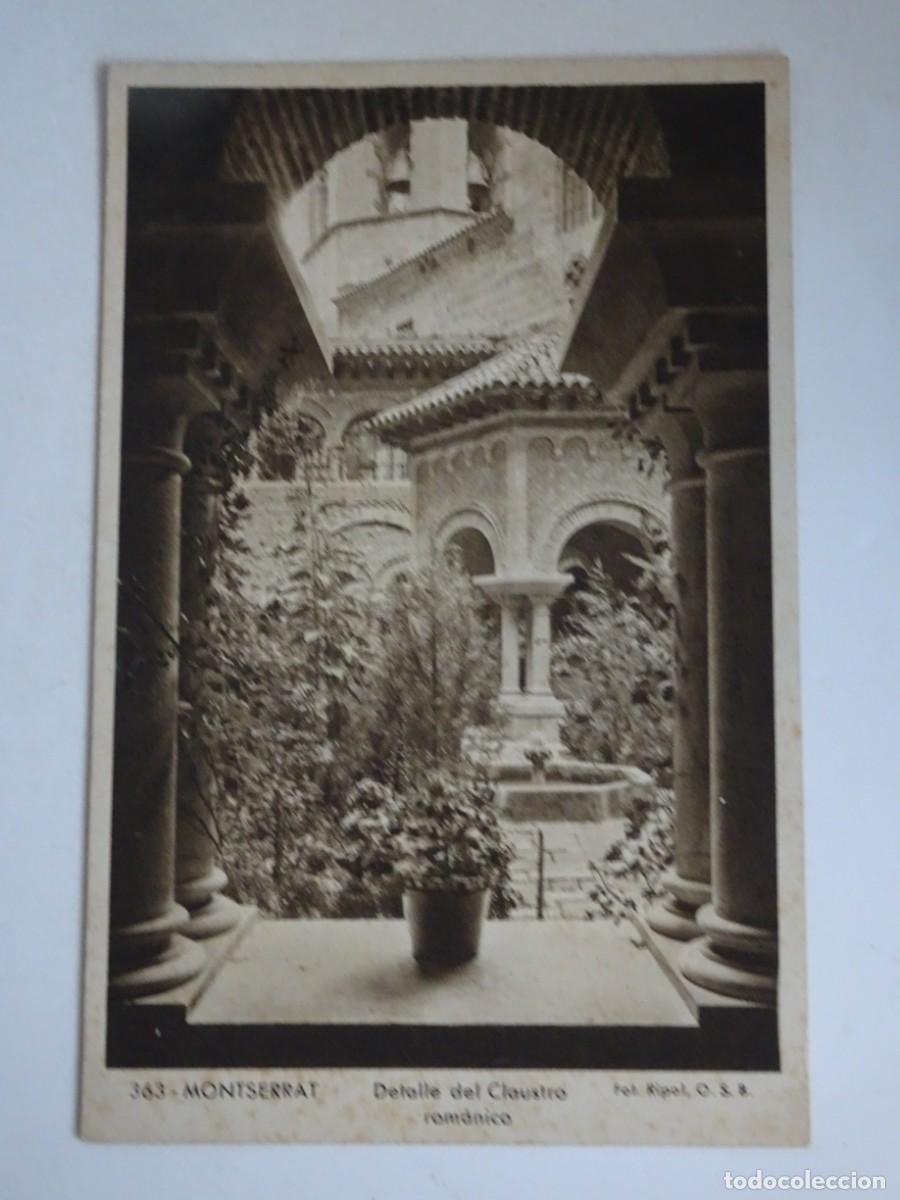 Postcards: ANTIGUA POSTAL CPA, MONTSERRAT,CLAUSTRO, RIPOL O.S.B., VER FOTOS