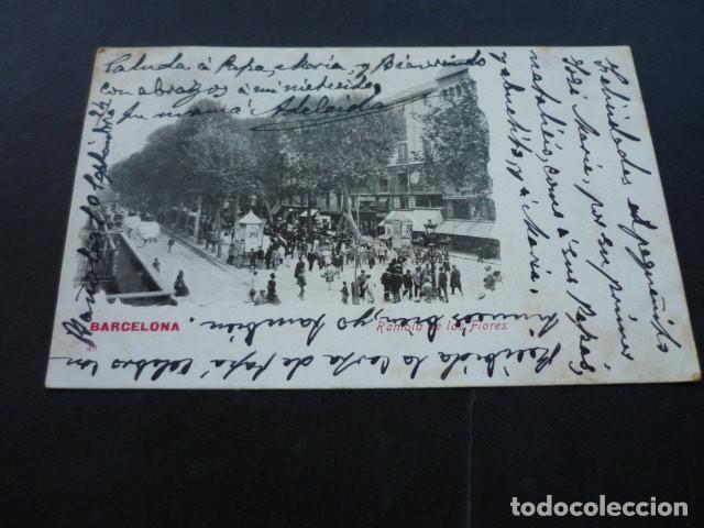 Postales: BARCELONA RAMBLA DE LAS FLORES - Foto 1