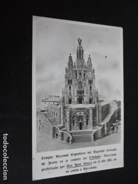 Postales: BARCELONA TEMPLO NACIONAL EXPIATORIO - Foto 1