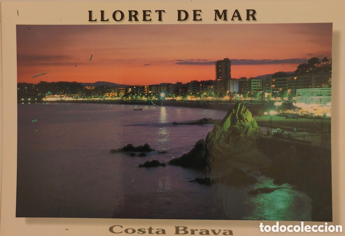 Postales: :::: LC587 - POSTAL - LLORET DE MAR - ATARDECER - Foto 1