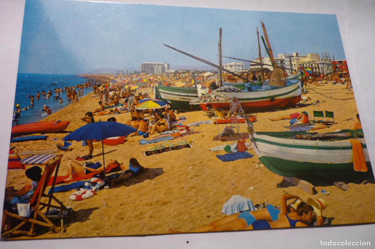 Postales: postal pineda de mar,. playa - Foto 1