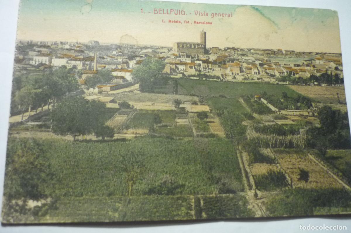 Postales: postal bellpuig -general roisin - Foto 1