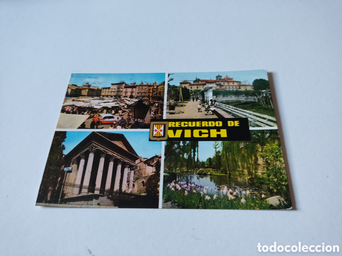 Postales: Postal recuerdo de Vich - Foto 1