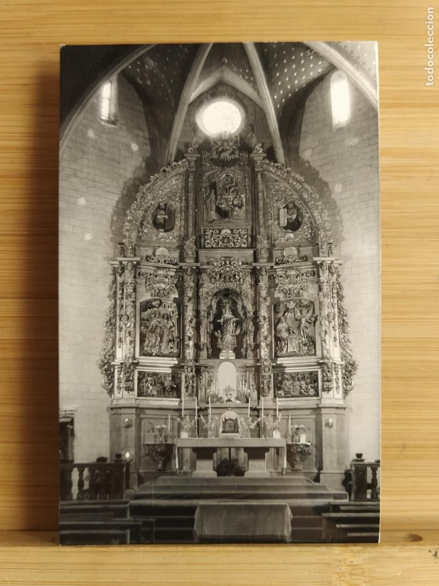 Postales: PARROQUIA DE LLIVIA - RETABLO BARROCO - FOTO S.MARTI -POSTAL ANTIGUA-(109.920)