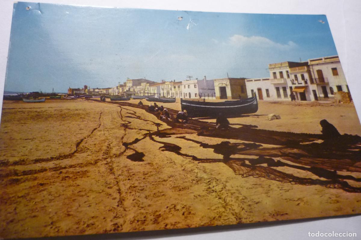 Postales: postal calafell playa.-circulada cm - Foto 1
