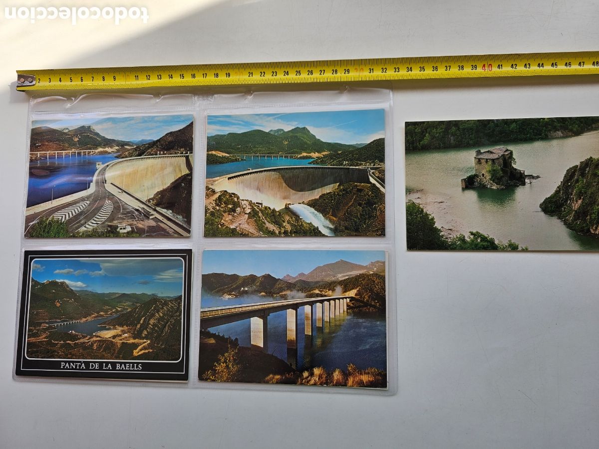 Postales: Colecci&oacute;n de 9 postales de El Pantano de la Baells - Foto 2