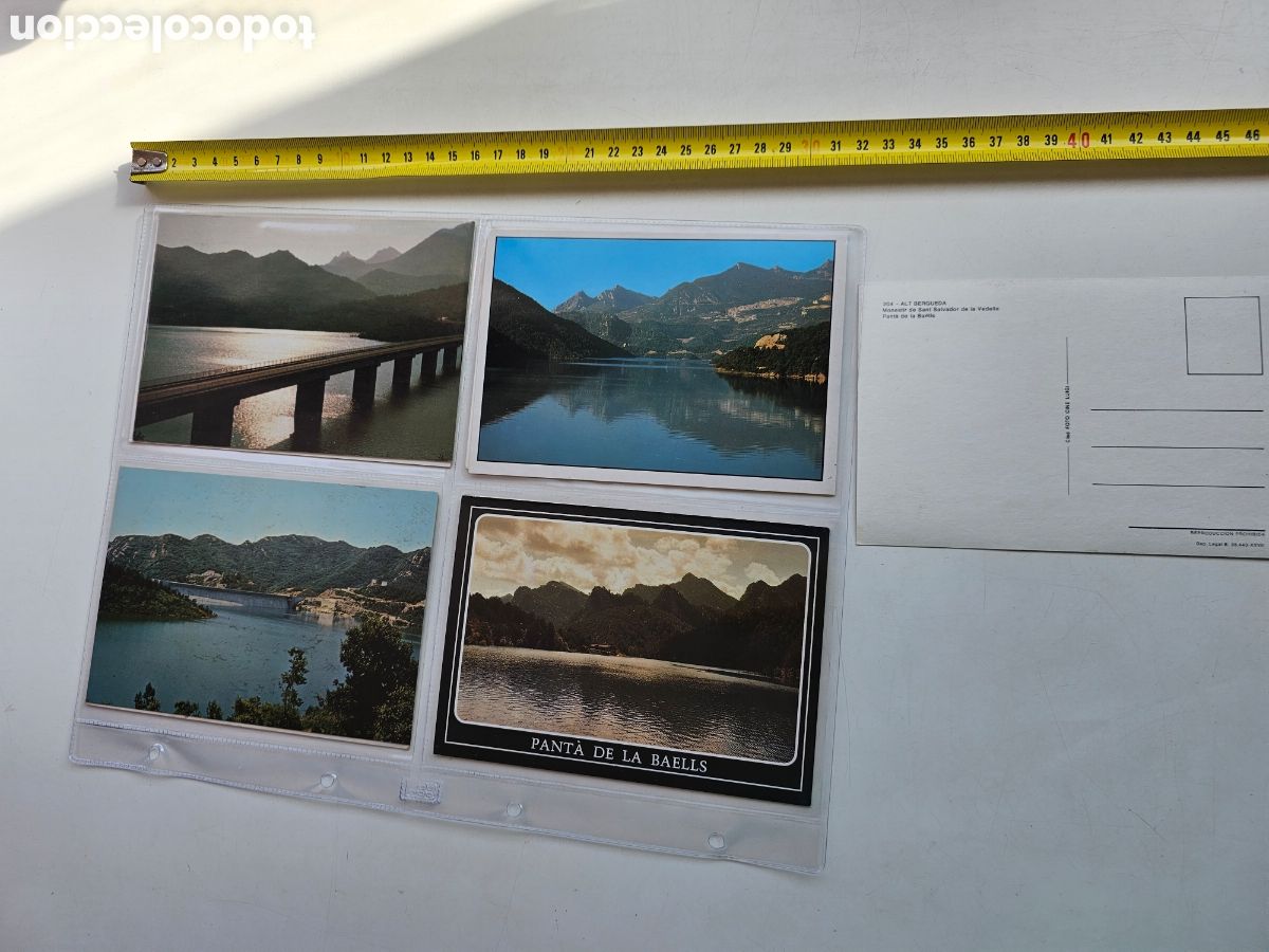 Postales: Colecci&oacute;n de 9 postales de El Pantano de la Baells - Foto 1