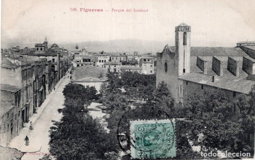 Postales: FIGUERAS. PARQUE DEL INSTITUTO - Foto 1