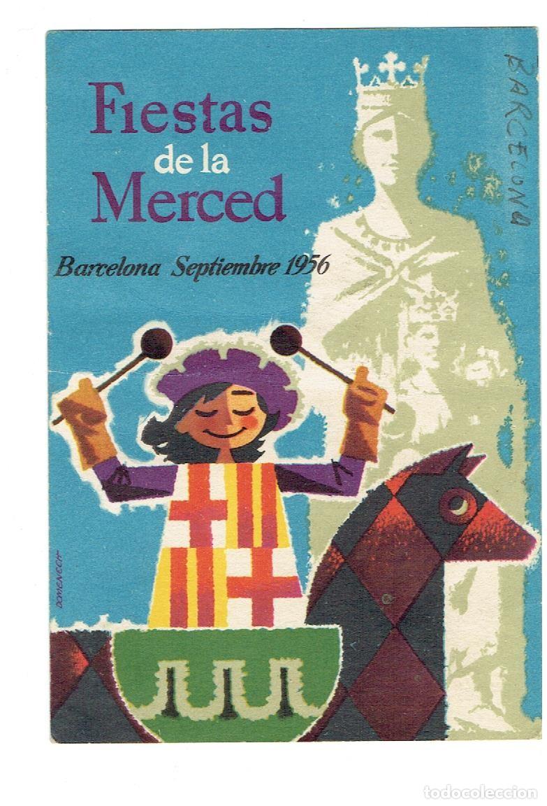 POSTAL ANTIGUA, FIESTS DE LA MERD