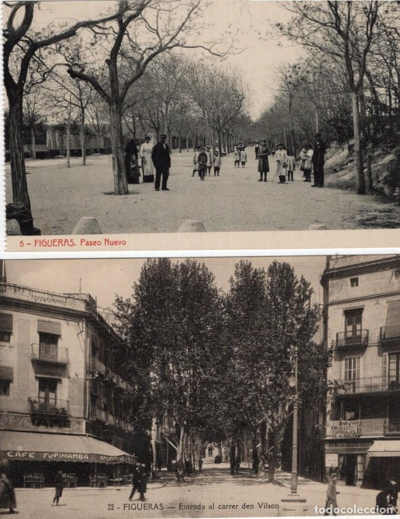 Postales: FIGUERAS. 2 POSTALES - Foto 1