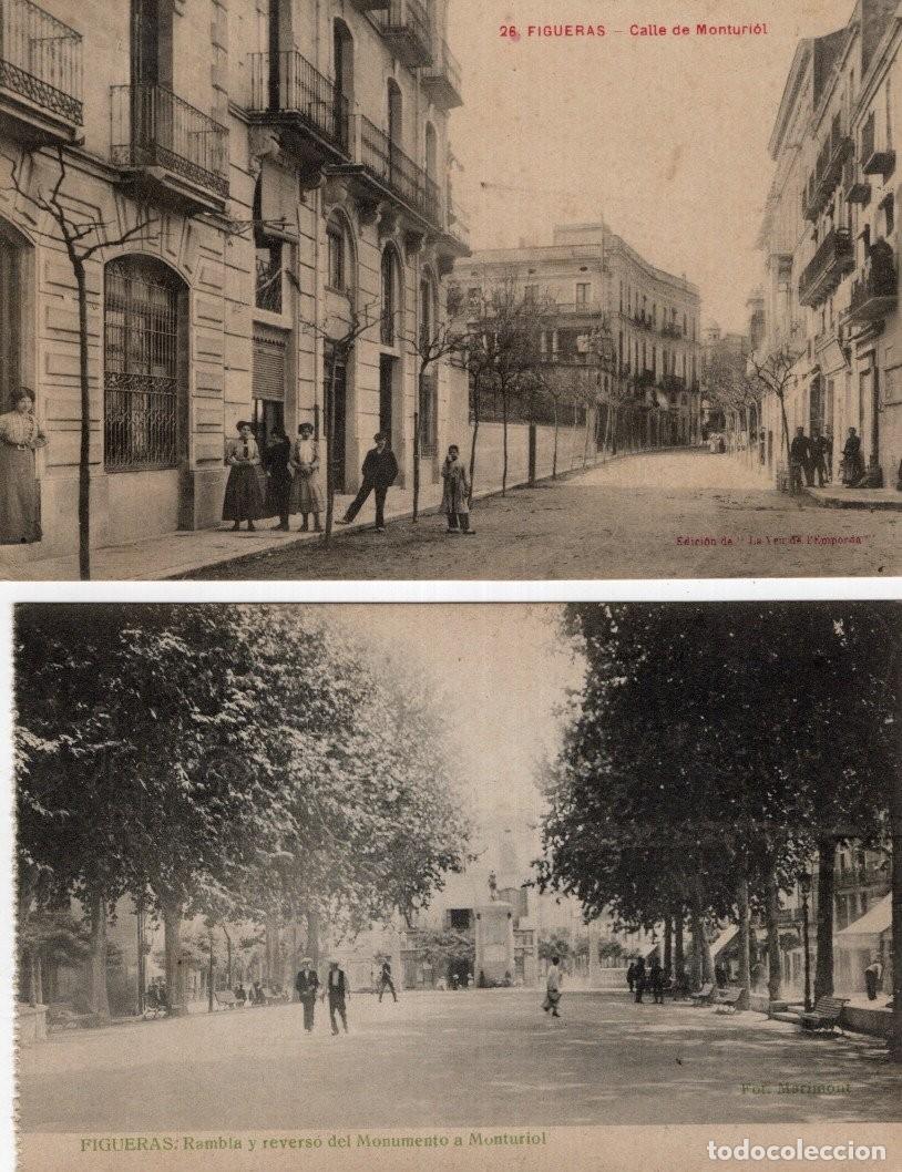 Postales: FIGUERAS. 2 POSTALES - Foto 1