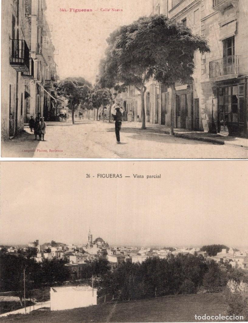 Postales: FIGUERAS. 2 POSTALES - Foto 1
