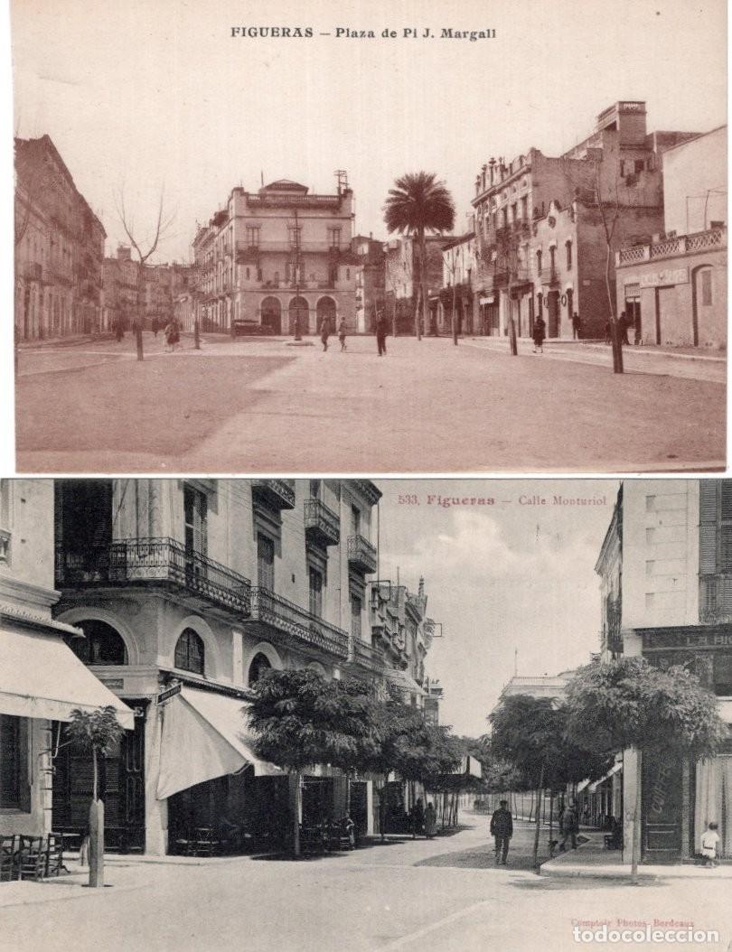 Postales: FIGUERAS. 2 POSTALES - Foto 1